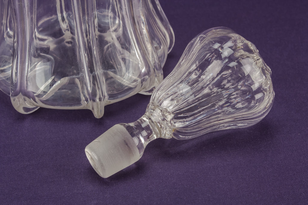 Blown glass decanter
