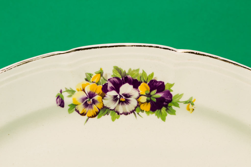 Victorian pottery platter