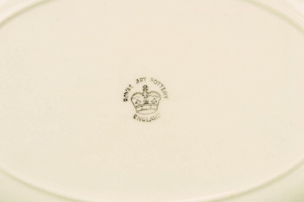 Victorian pottery platter