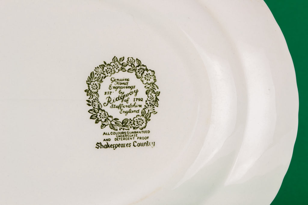 Ridgway porcelain platter