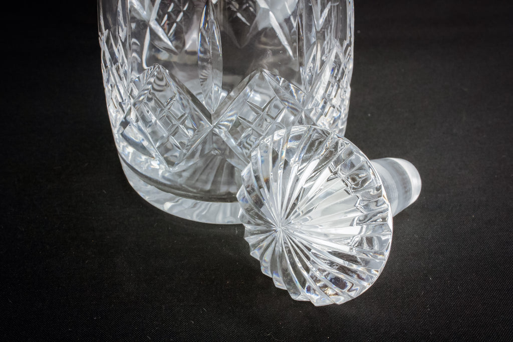 Moulded glass decanter