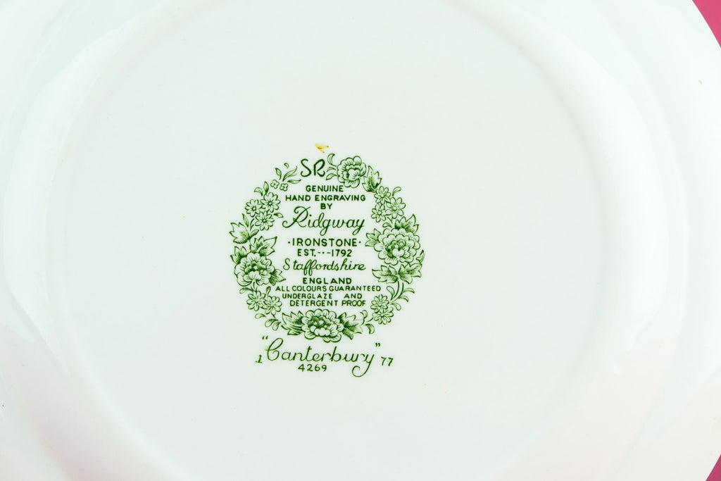 5 Ridgway medium plates