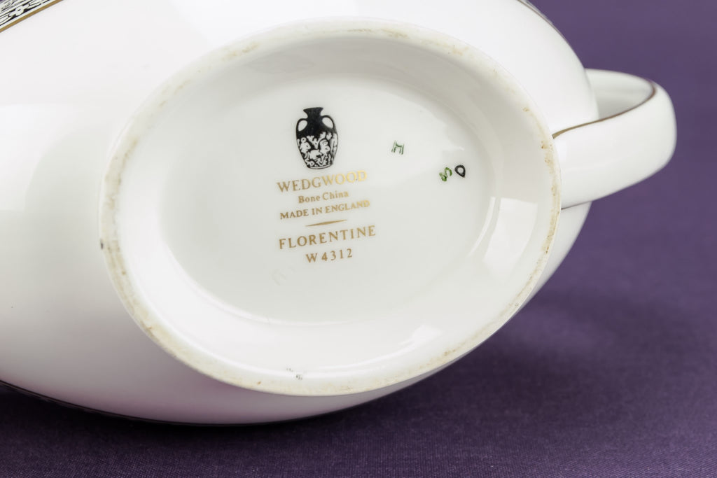 Wedgwood bone china gravy boat