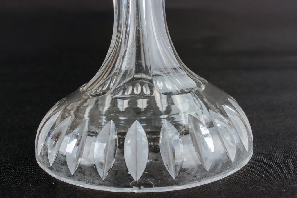 Art Deco glass cake stand