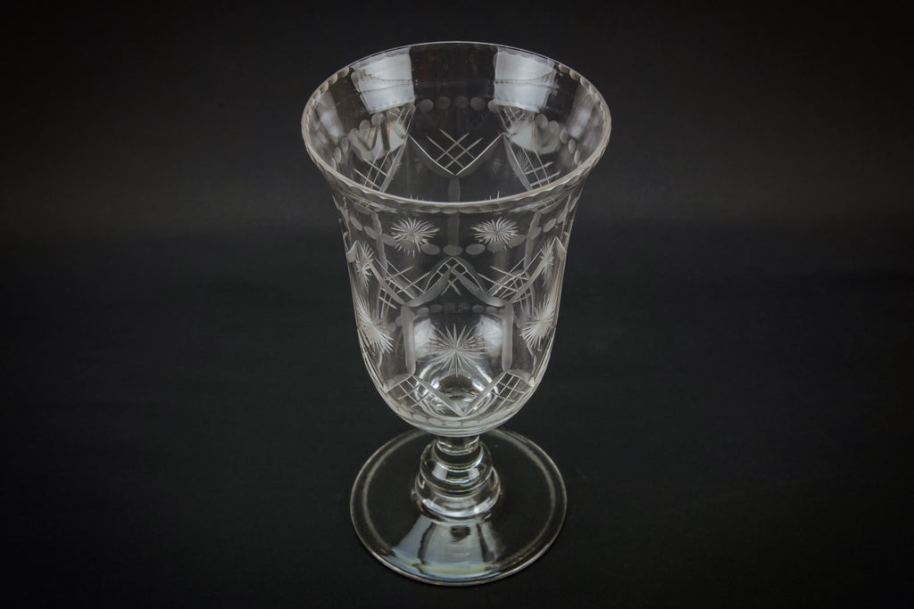 Glass Neo-Classical vase