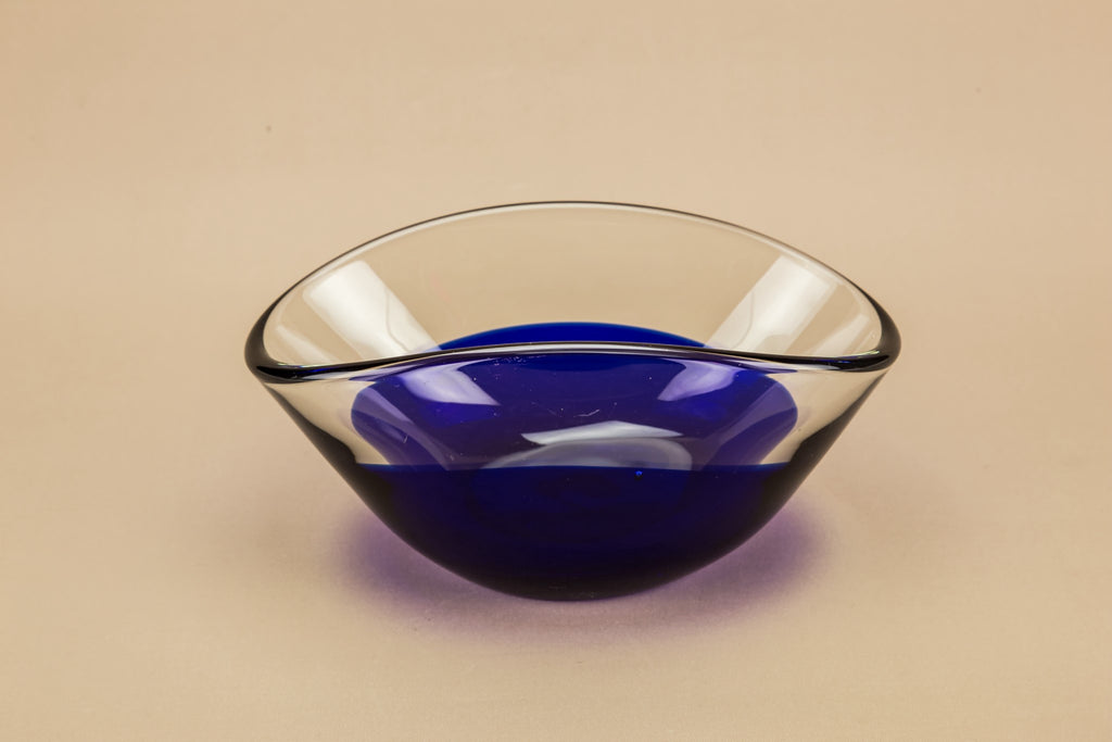 Modernist glass bowl
