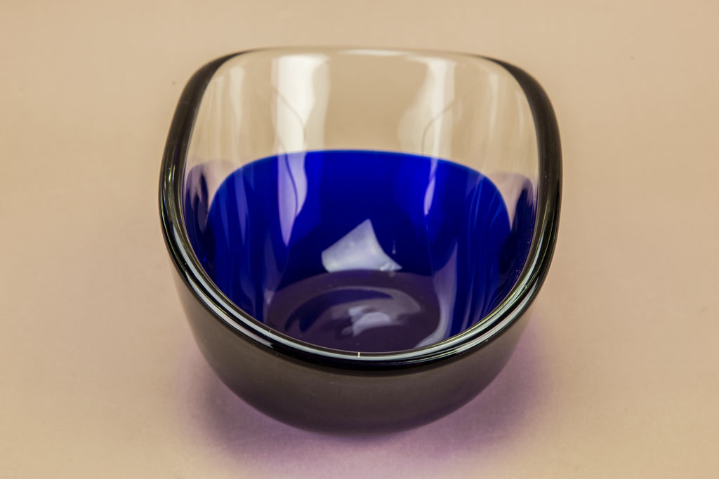 Modernist glass bowl