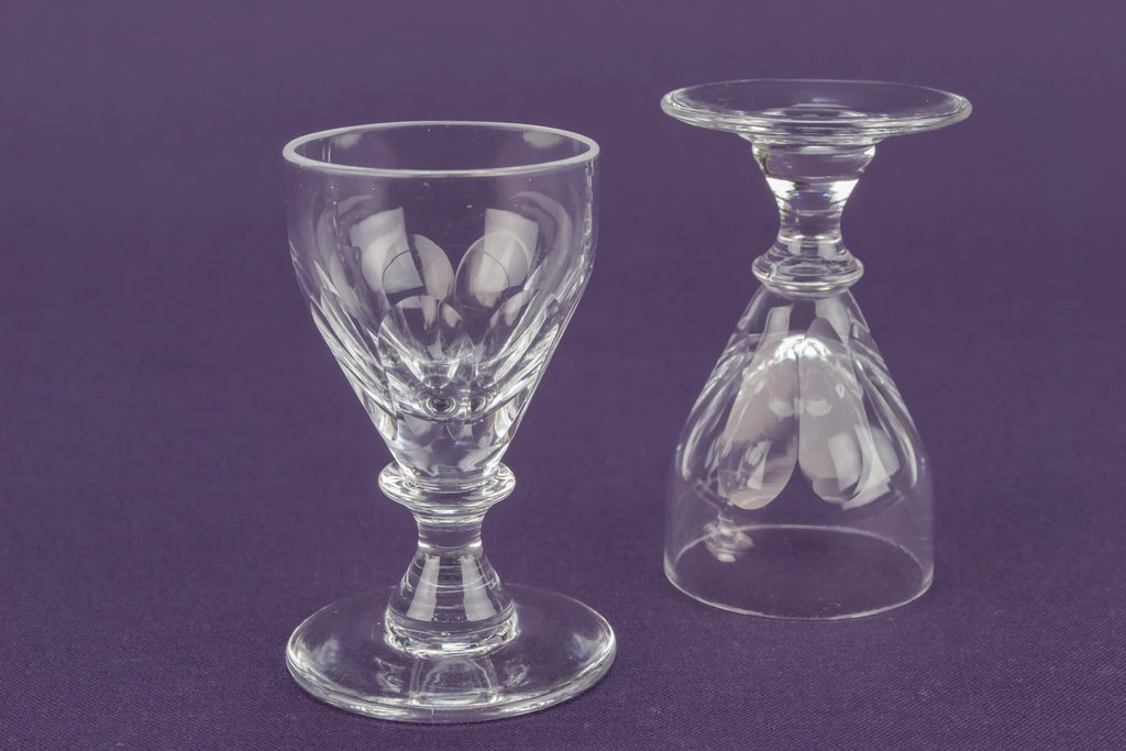 5 cut shot glasses
