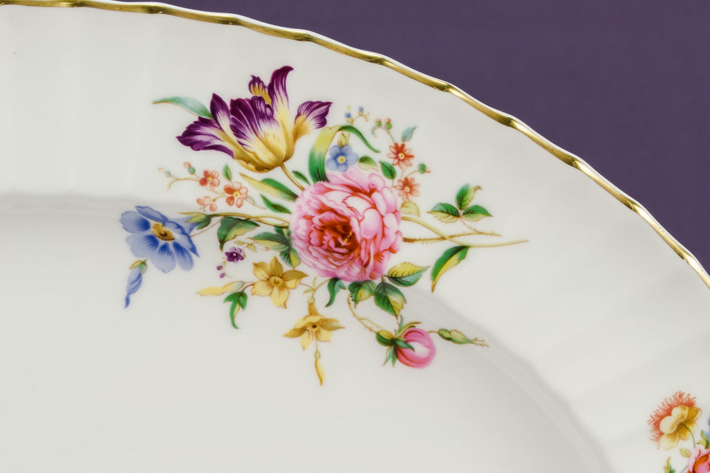 Retro bone china platter