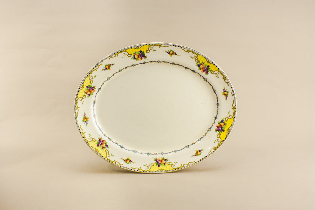 Art Deco pottery platter