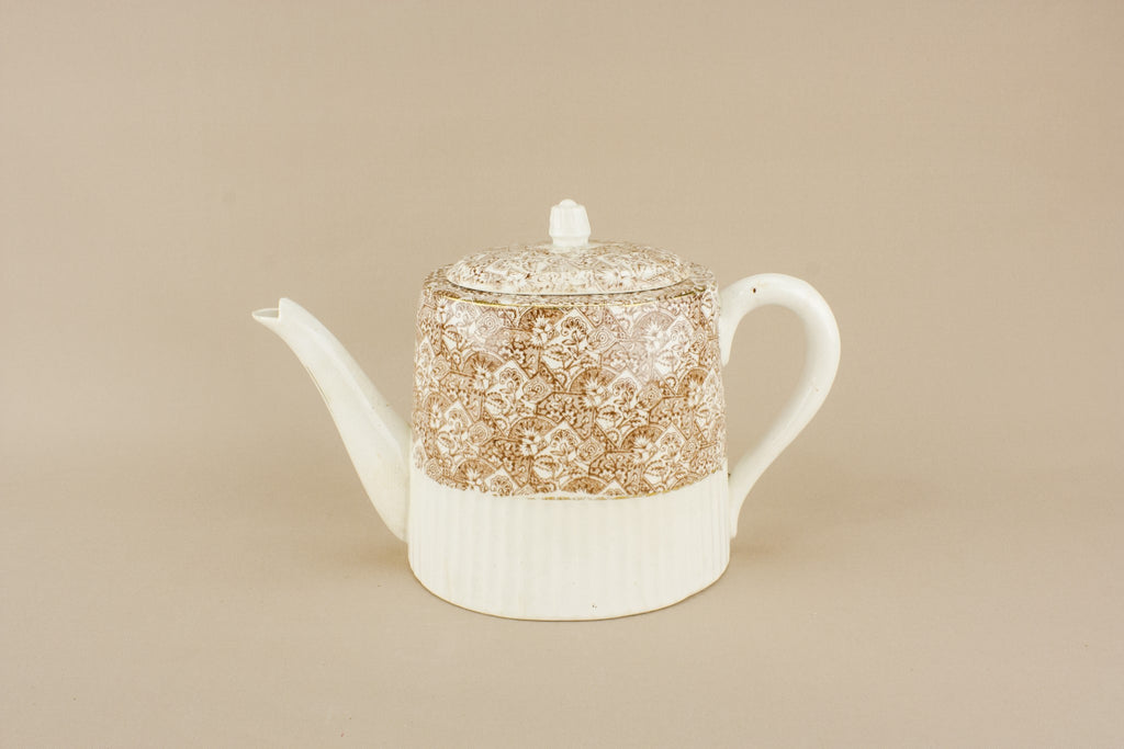 Small pottery teapot