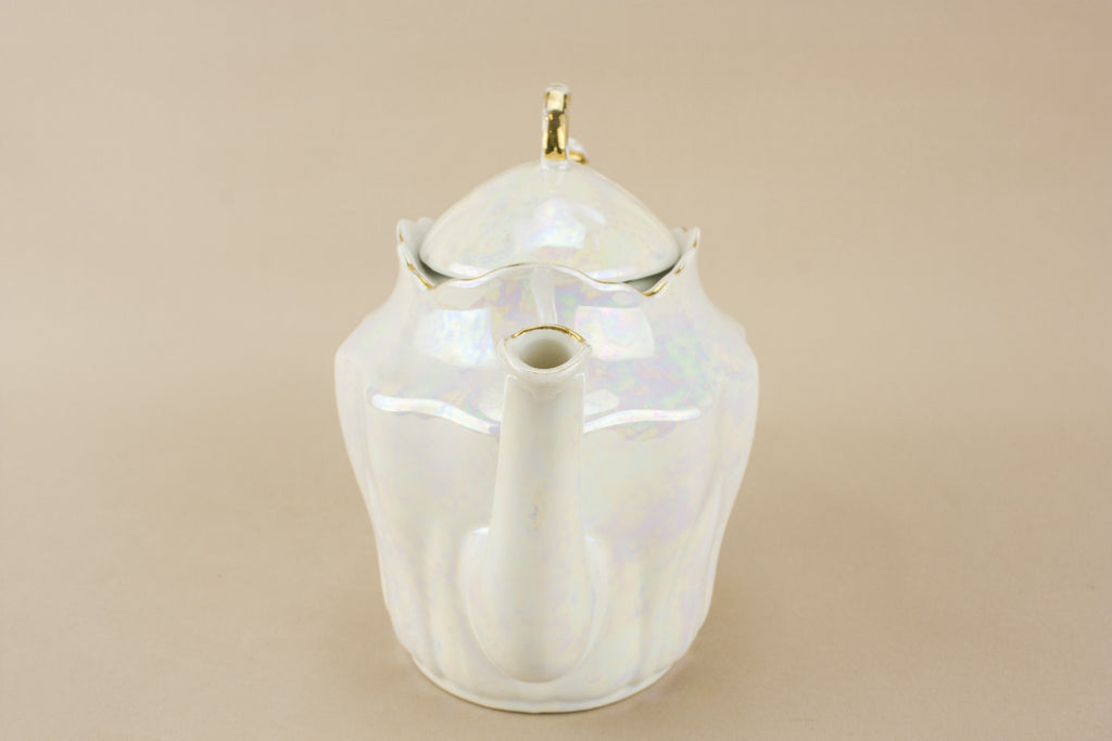 Small mother of pearl teapot