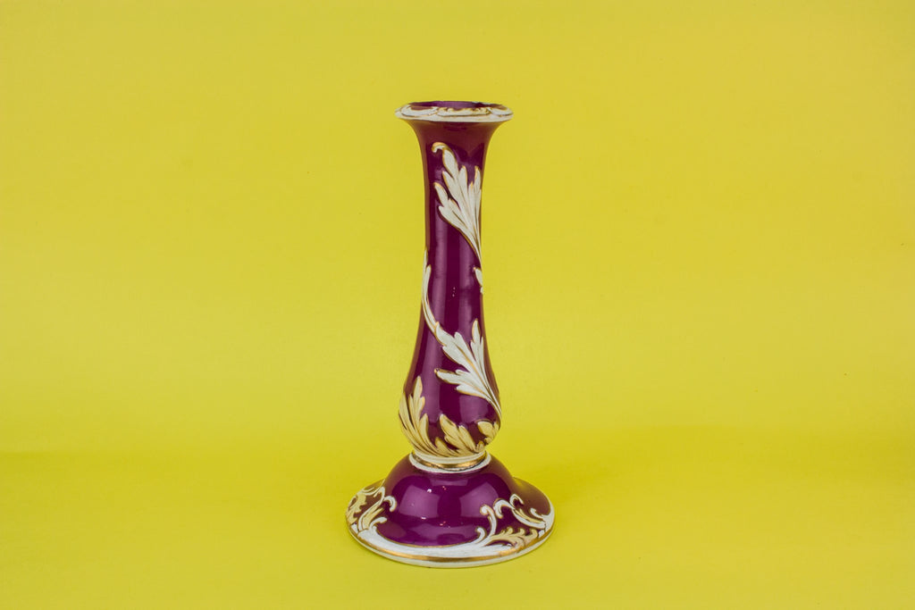 Crimson medium candlestick