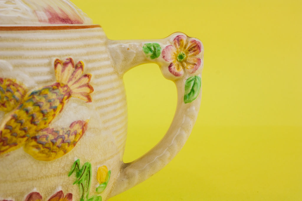 Small pottery teapot