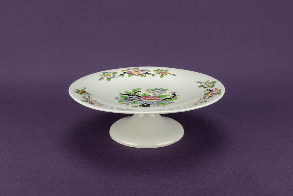 Art Deco pottery cake stand
