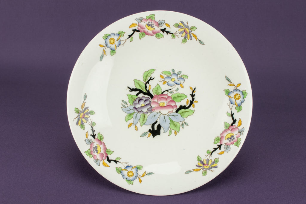 Art Deco pottery cake stand
