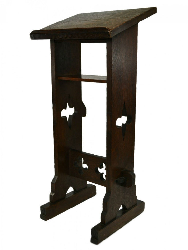 Arts & Crafts oak stand