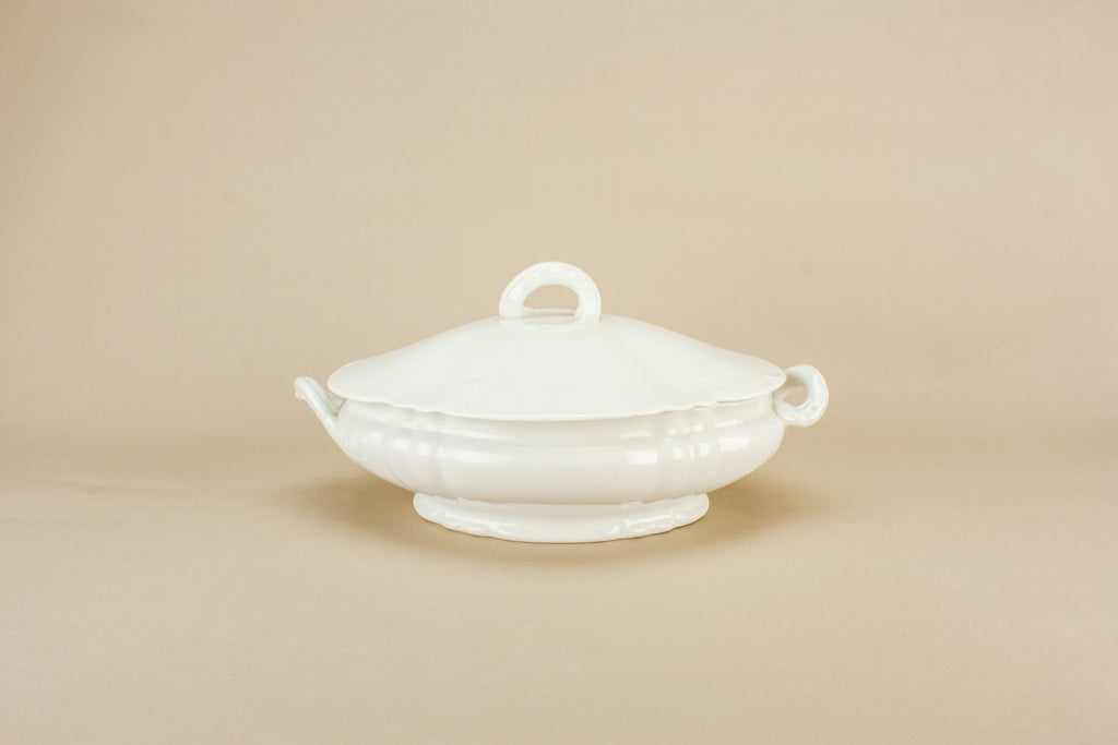 White serving tureen