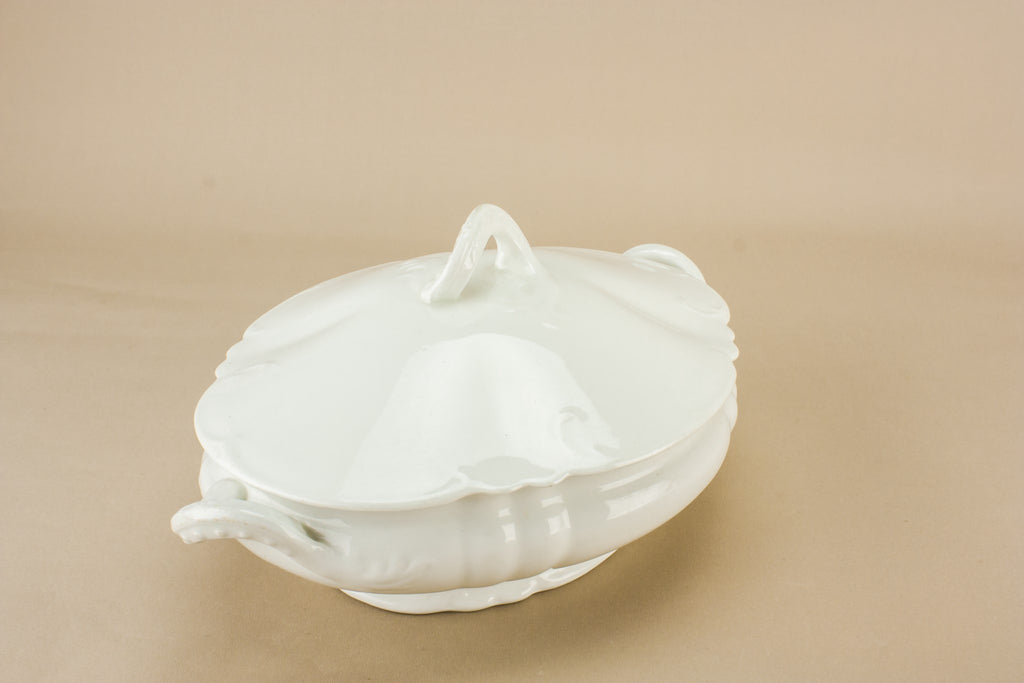 White serving tureen