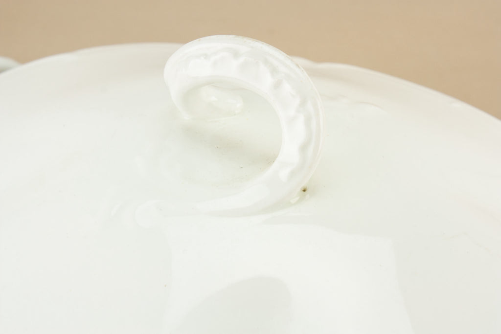 White serving tureen