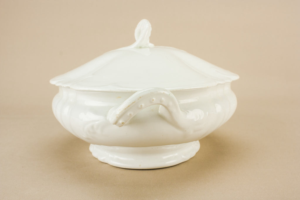 White serving tureen