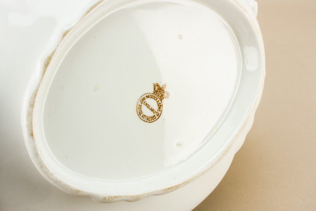 White serving tureen