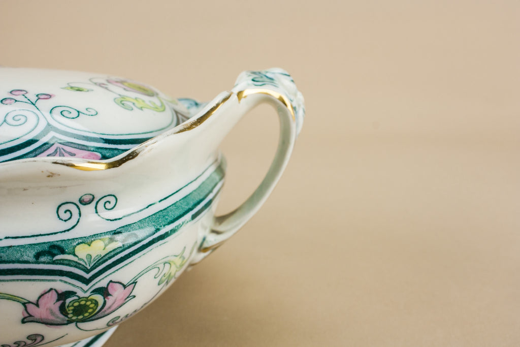 Art Nouveau bone china tureen
