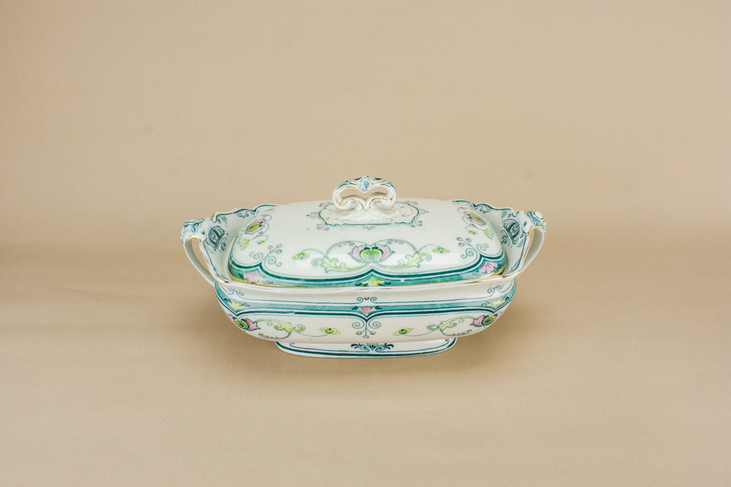 Art Nouveau bone china tureen