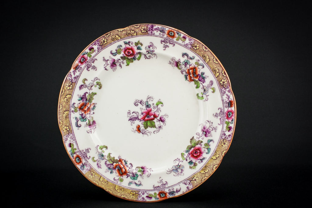 Floral tea set for four
