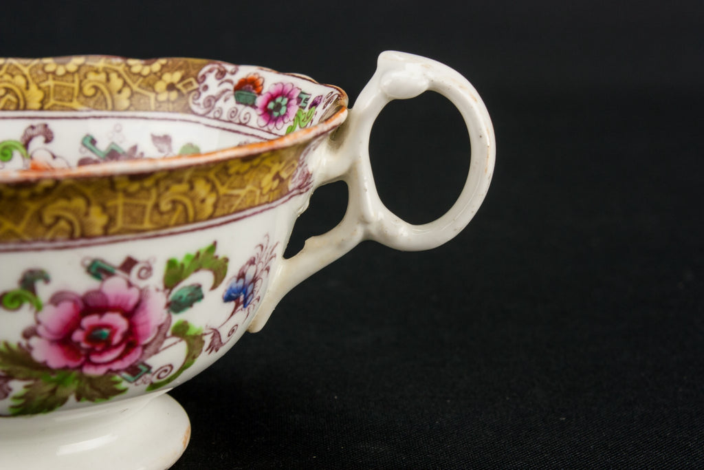 Floral tea set for four