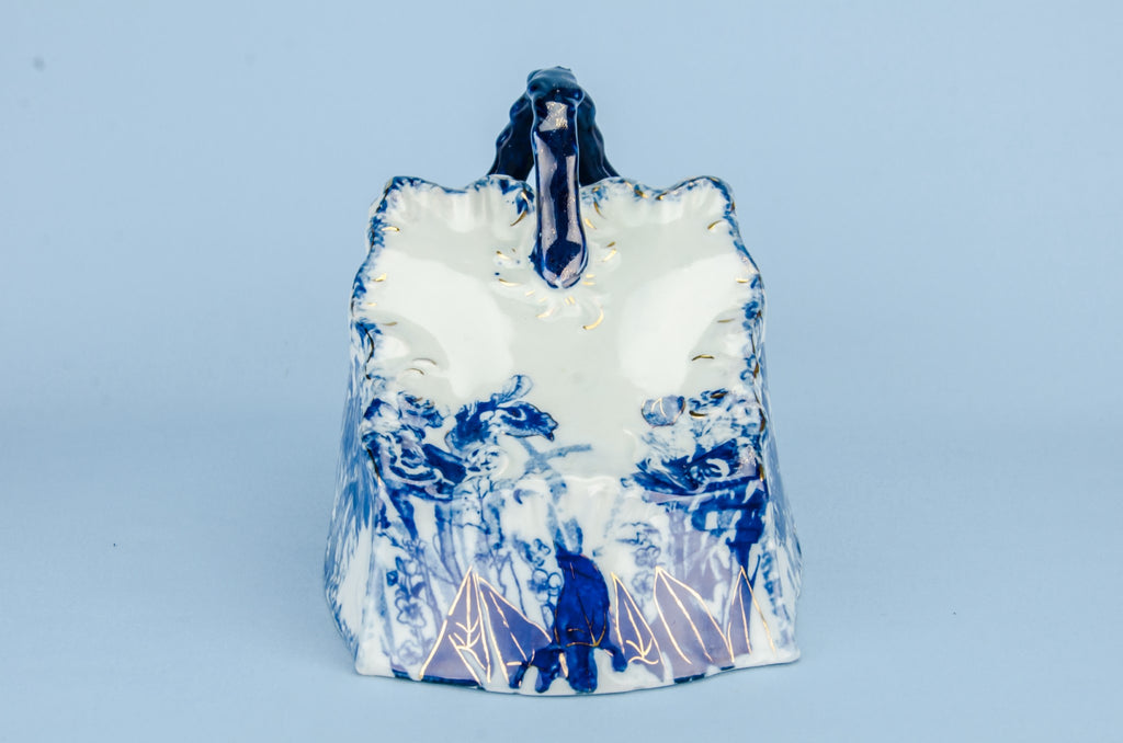 Blue and white cheese dish