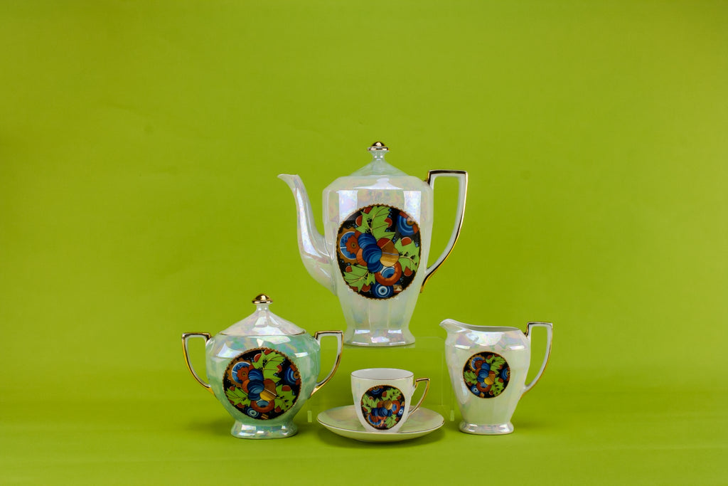 Art Deco coffee set for 6