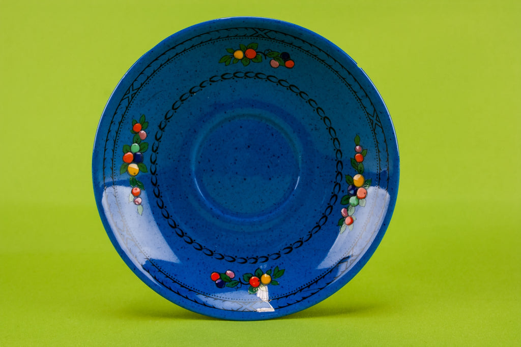 Art Deco blue tea set