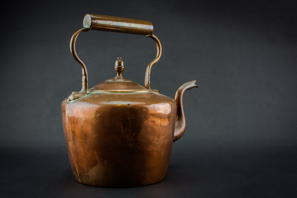 Copper Victorian kettle