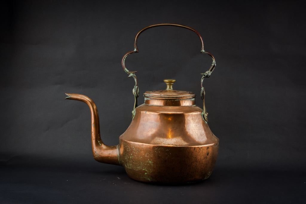 Large copper kettle