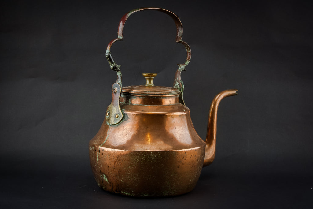 Large copper kettle