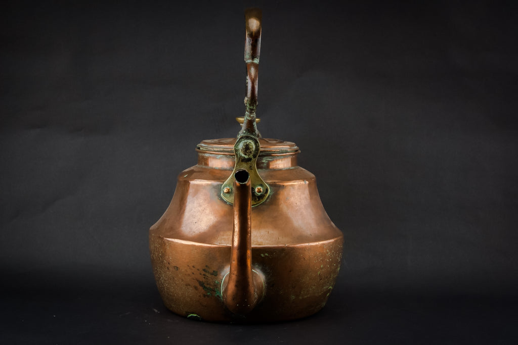 Large copper kettle