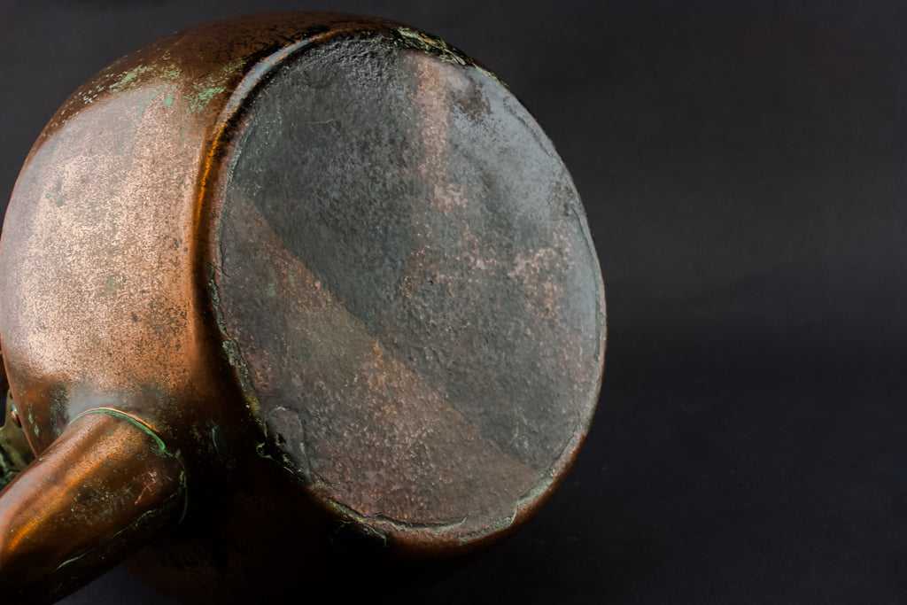 Large copper kettle