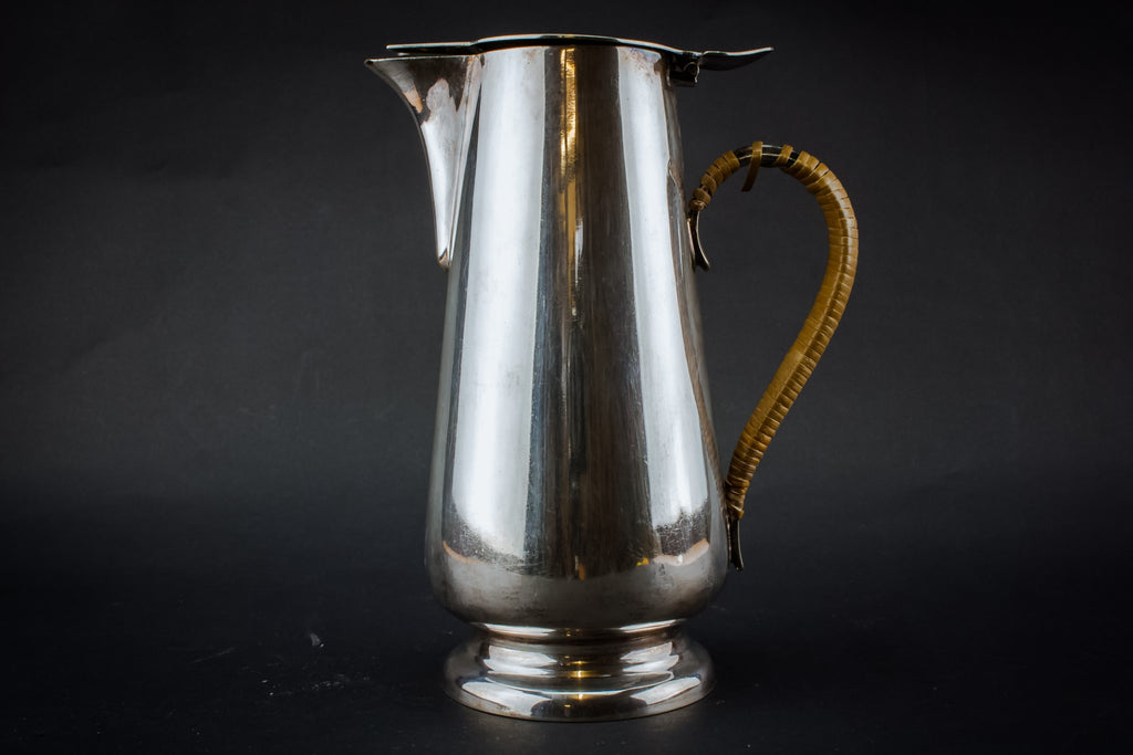 Silver plated Art Deco coffee pot, English 1920s