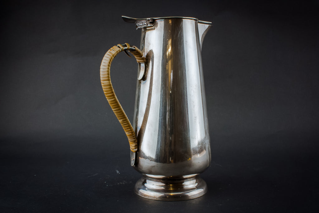 Silver plated Art Deco coffee pot, English 1920s