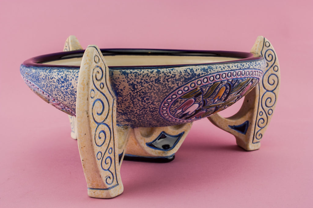 Modernist pottery serving bowl