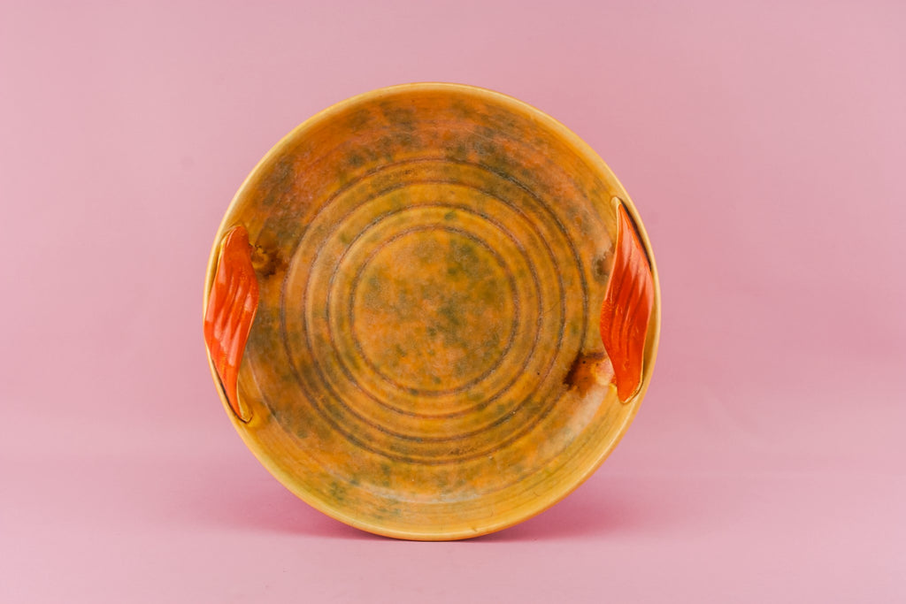 Art Deco pottery serving dish