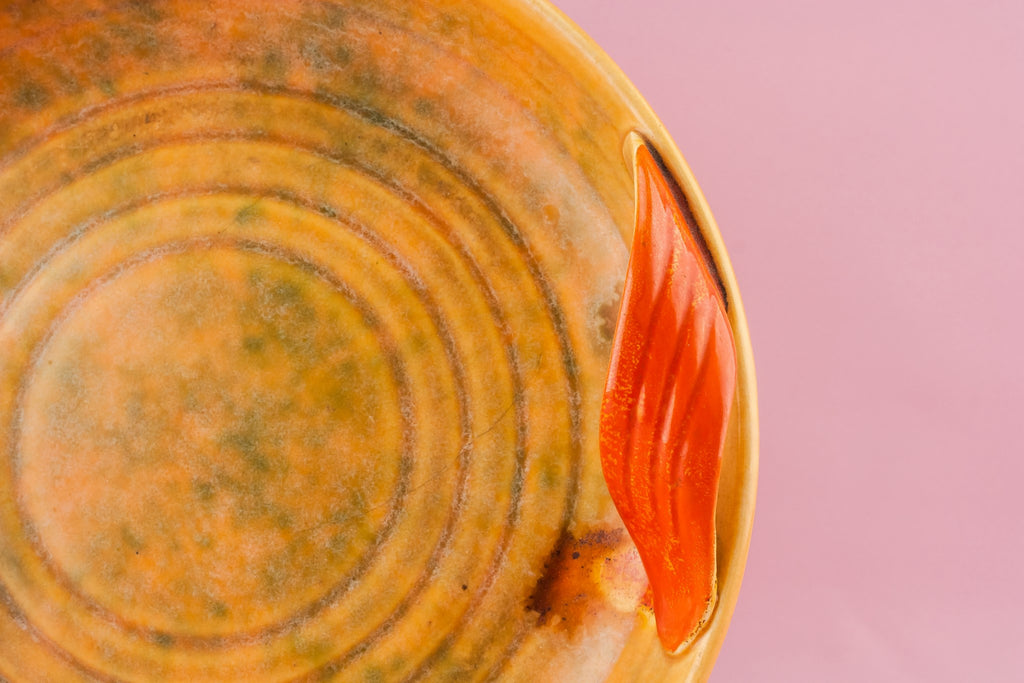 Art Deco pottery serving dish