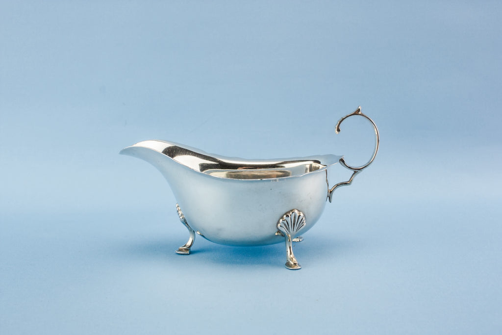 Silver gravy boat