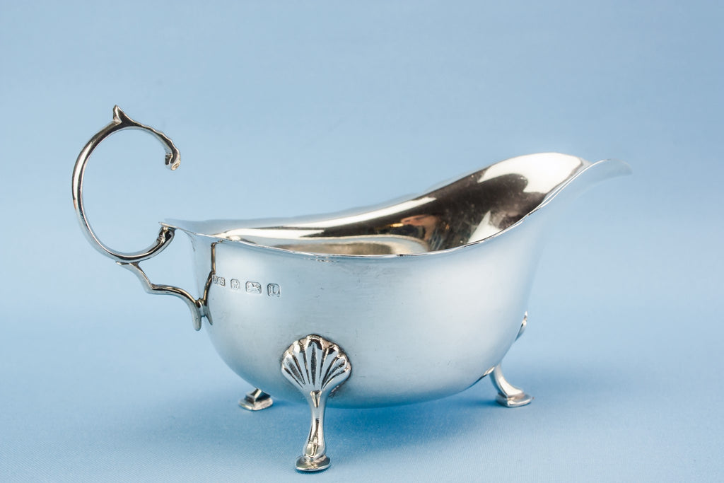 Silver gravy boat