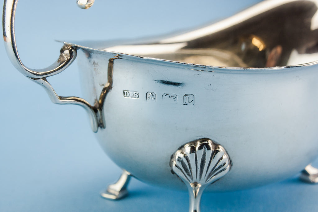 Silver gravy boat