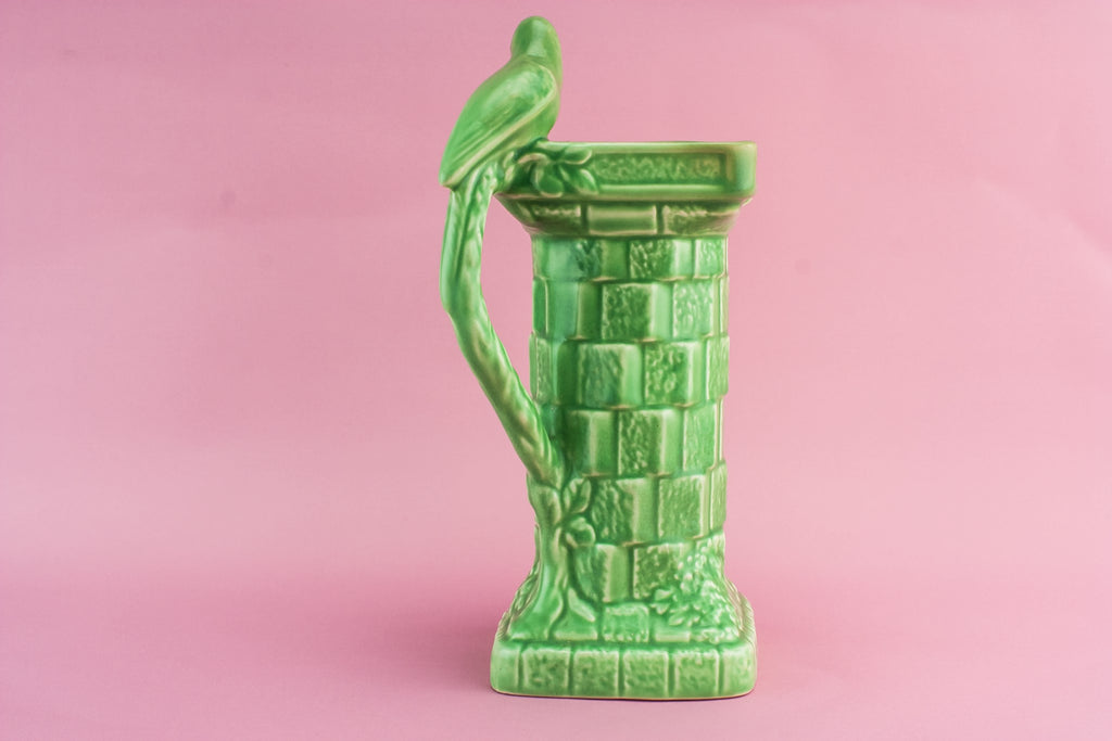Green pottery jug
