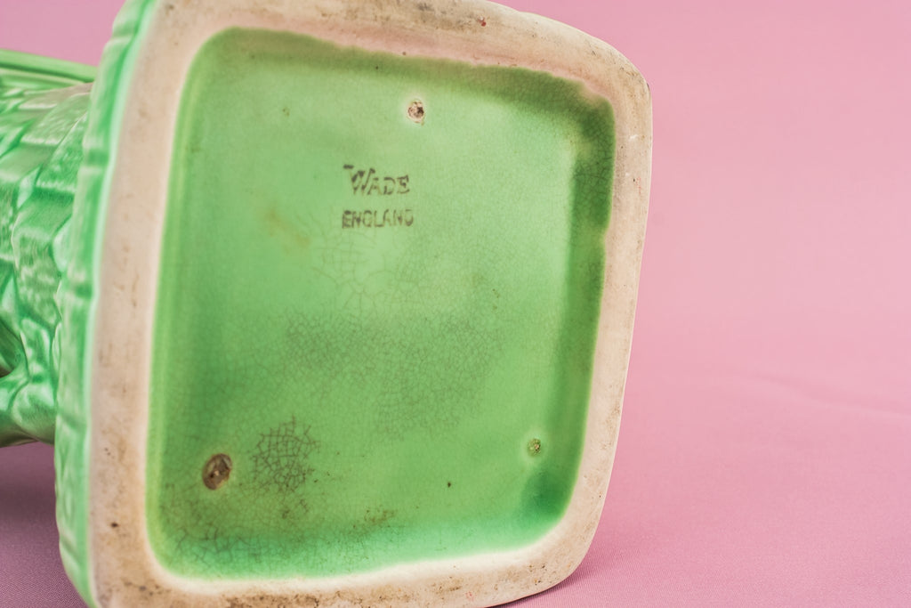 Green pottery jug