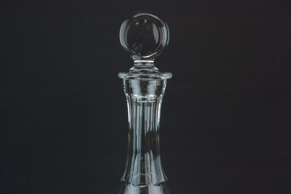 Port cut glass ship decanter