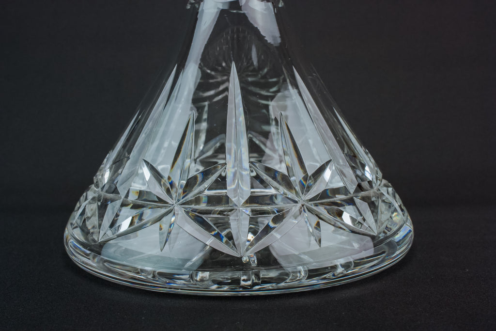 Port cut glass ship decanter